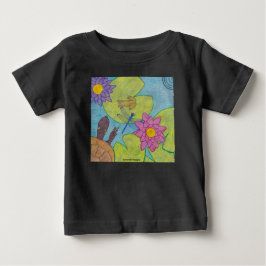 Camiseta Para Bebê Cena do Lago (vívida) - Camiseta de Bebê