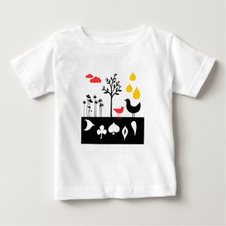 Camiseta Para Bebê Cenário
