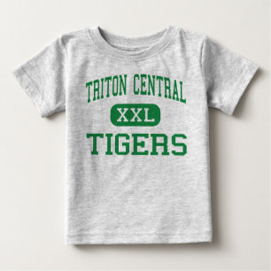 Camiseta Para Bebê Central de Triton - tigres - alta - Fairland