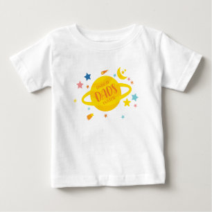 Camiseta Para Bebê Centro do Universo do Papai