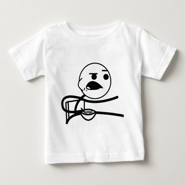 Camiseta Para Bebê cereal-cara-cereal-cara-l (Frente)