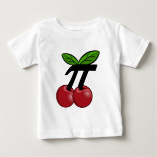 Camiseta Para Bebê Cereja Pi