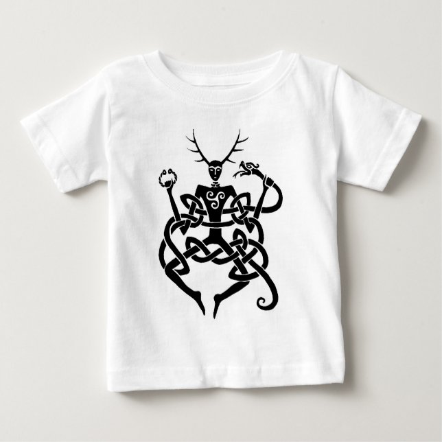 Camiseta Para Bebê cernunnos (Frente)
