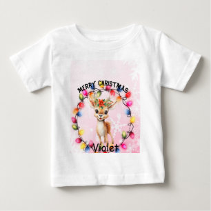 Camiseta Para Bebê Cerveja dentro de uma coroa de luzes não, Bebê Vea