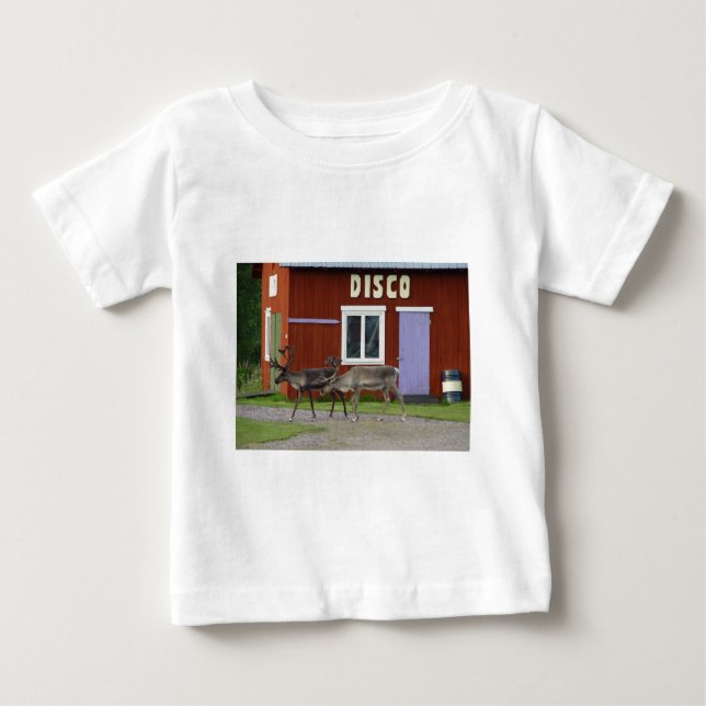 CAMISETA PARA BEBÊ CERVOS DO DISCO (Frente)