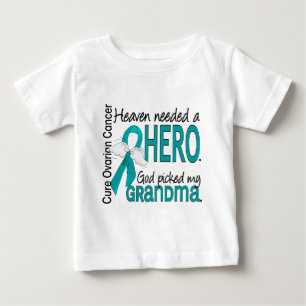 Camiseta Para Bebê Céu necessário um câncer de ovário da avó do 