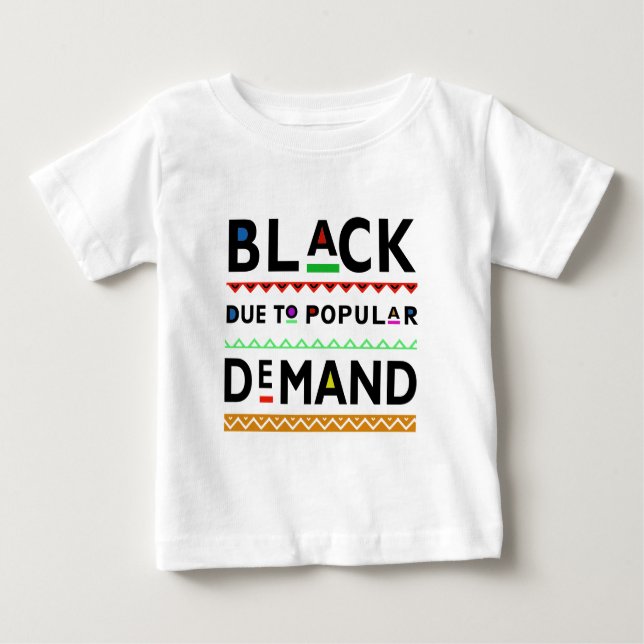 Camiseta Para Bebê Chá afrocêntrica (Frente)