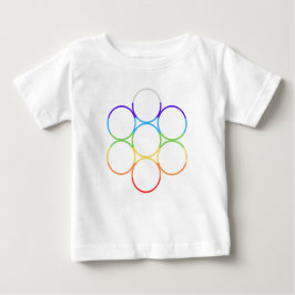 Camiseta Para Bebê Chakra do Ovo da Vida