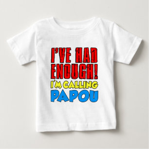 Camiseta Para Bebê Chamar Papou
