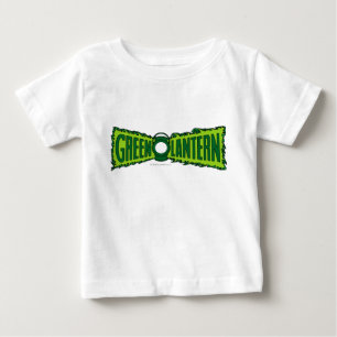 Camiseta Para Bebê Chamas verdes do logotipo