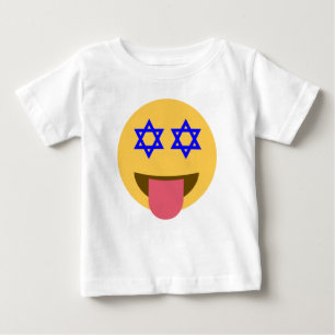 Camiseta Para Bebê chanukkah hanukkah emoji