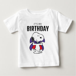 Camiseta Para Bebê Charlie Brown e Gang Halloween Festa de aniversári