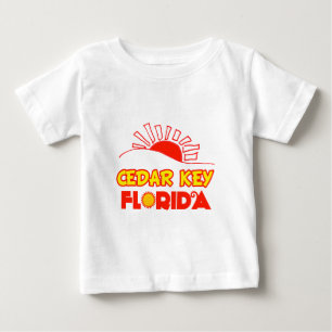 Camiseta Para Bebê Chave do cedro, Florida