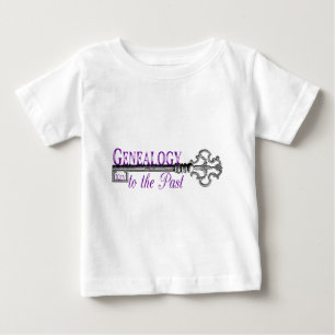 Camiseta Para Bebê Chave Genealógica para o Passado