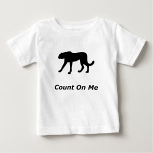 Camiseta Para Bebê Cheetah conta comigo