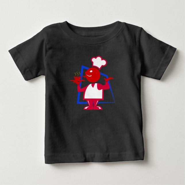 Camiseta Para Bebê Chef (Frente)