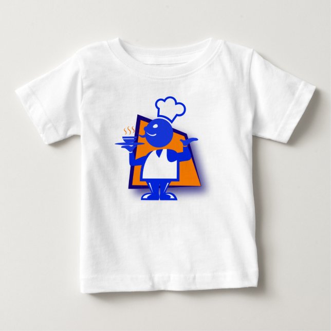 Camiseta Para Bebê Chef (Frente)