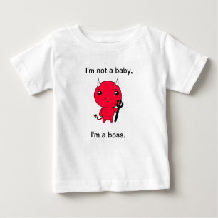 Camiseta Para Bebê chefe.