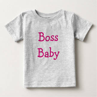 Camiseta Para Bebê Chefe Baby