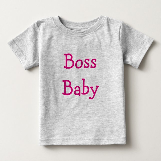 Camiseta Para Bebê Chefe Baby (Frente)