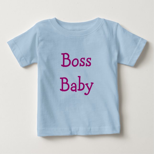 Camiseta Para Bebê Chefe Baby (Frente)