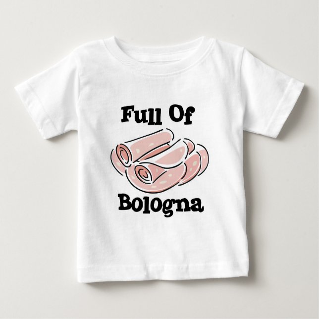 Camiseta Para Bebê cheio da bóloga (Frente)