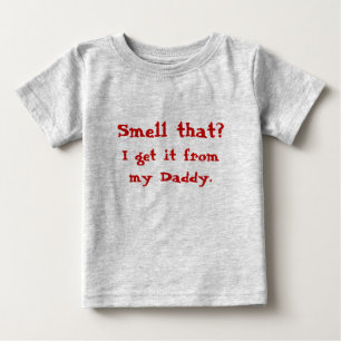 Camiseta Para Bebê Cheire isso?