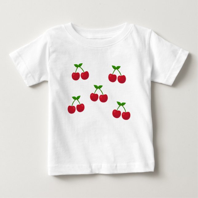 Camiseta Para Bebê Cherry Bombs (Frente)