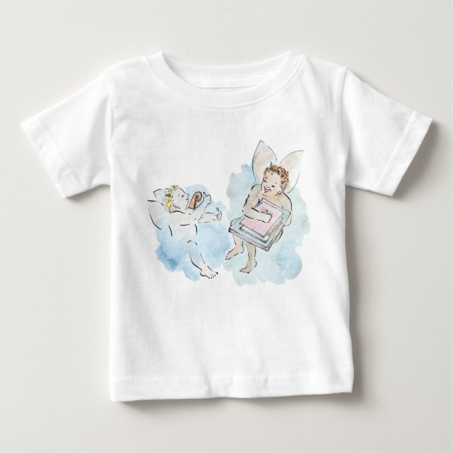 Camiseta Para Bebê Cherubs - Engelchen (Frente)