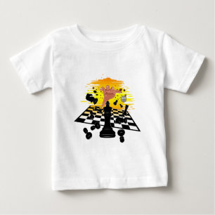 Camiseta Para Bebê Chess Master