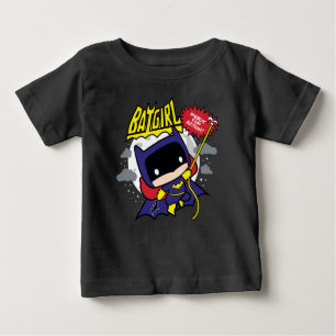 Camiseta Para Bebê Chibi Batgirl Pronto Para Ação