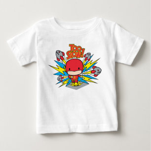 Camiseta Para Bebê Chibi Flash - Foguetes Insurdos