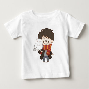 Camiseta Para Bebê Chibi HARRY POTTER™ & Hedwig
