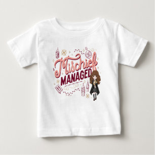 Camiseta Para Bebê Chibi Hermione "Mal Gerido"
