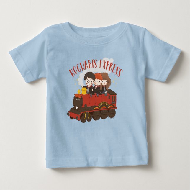 Camiseta Para Bebê Chibi HOGWARTS EXPRESS™ Ride (Frente)