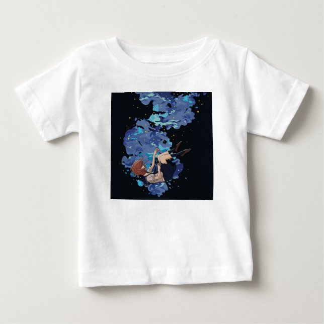 Camiseta Para Bebê Chica al vacío (Frente)