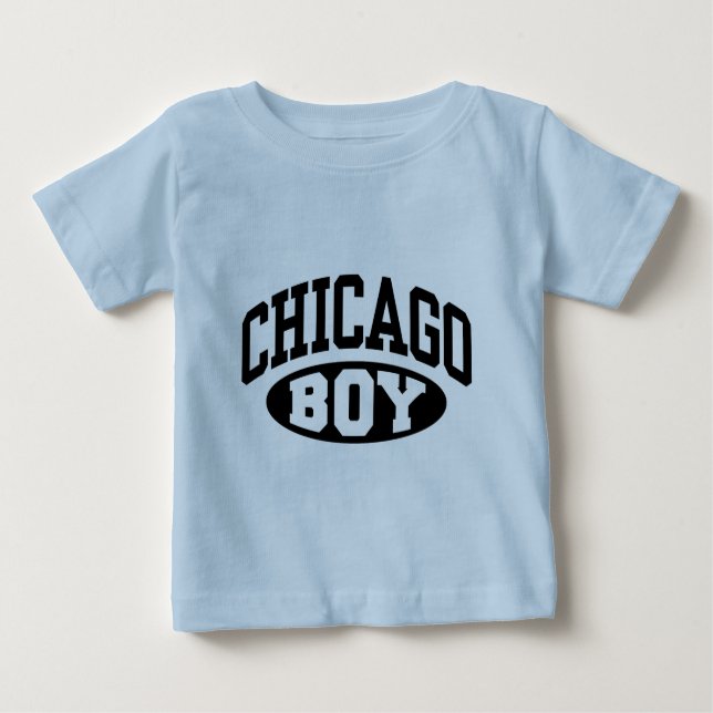 Camiseta Para Bebê Chicago Boy (Frente)