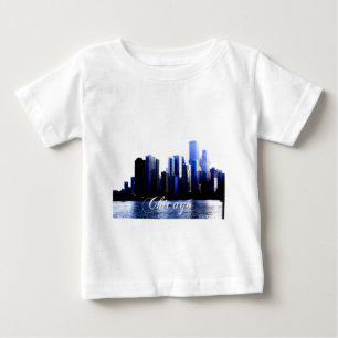 Camiseta Para Bebê Chicago Illinois