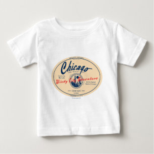 Camiseta Para Bebê Chicago Windy City