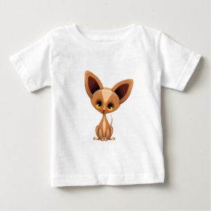 Camiseta Para Bebê Chihuahua Puppy Dog Cartoon