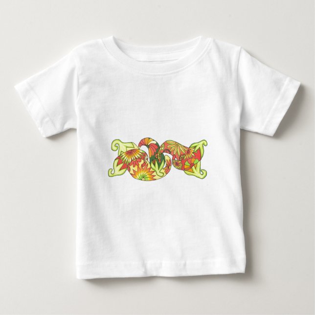 Camiseta Para Bebê Chilis Jumble (Frente)