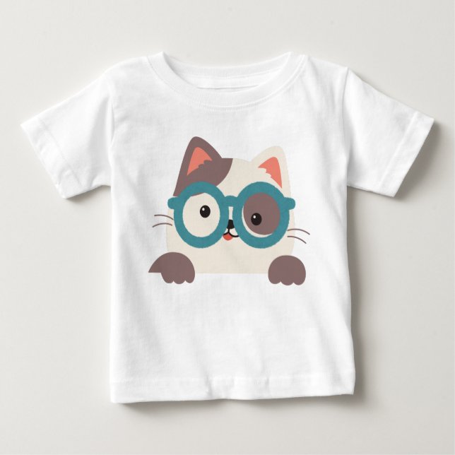Camiseta Para Bebê Chill Cat (Frente)