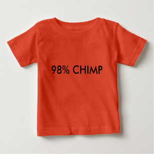 Camiseta Para Bebê Chimp 98%
