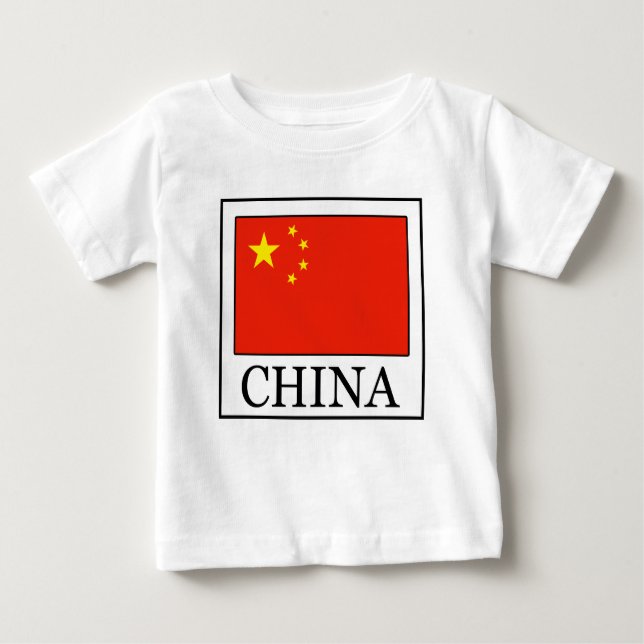 Camiseta Para Bebê China (Frente)