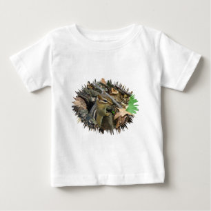 Camiseta Para Bebê Chipk Oriental - Tamias striatus