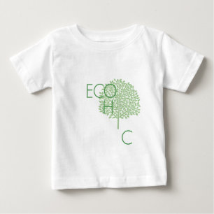 Camiseta Para Bebê chique do eco