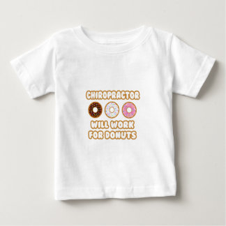 Camiseta Para Bebê Chiropractor ... Trabalhará Para Rosquinha
