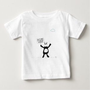 Camiseta Para Bebê Chocolate da panda