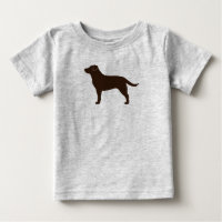 Chocolate Labrador Retriever Silhouever Cão Marrom