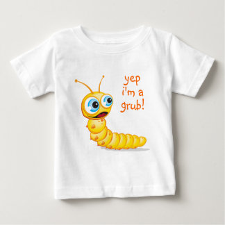 Camiseta Para Bebê Chompe o Grub: